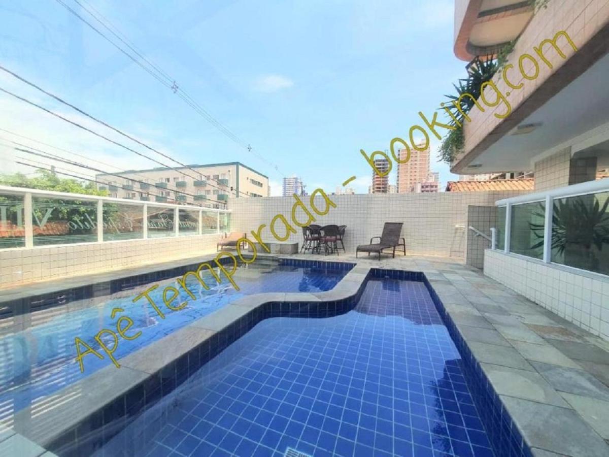 Ape Temporada Praia Grande Sp Completo Com Piscina, Churrasqueira, Estacionamento Exteriér fotografie