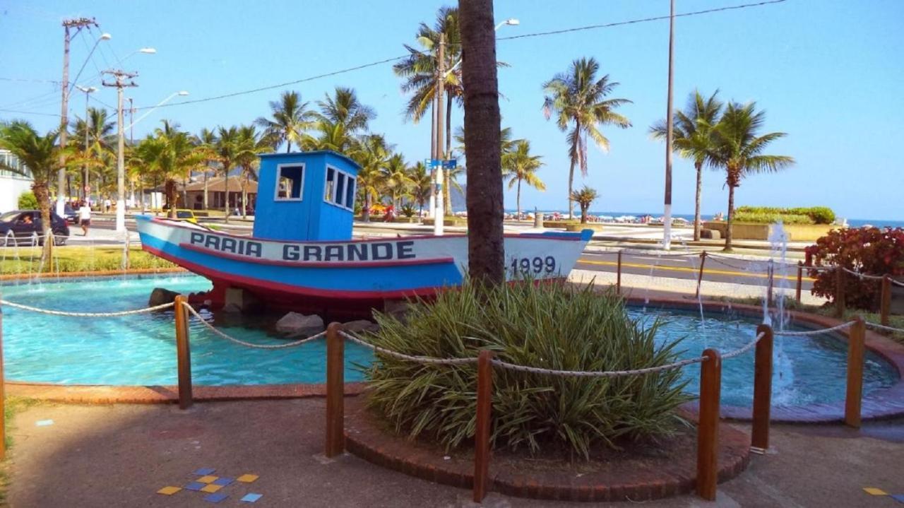 Ape Temporada Praia Grande Sp Completo Com Piscina, Churrasqueira, Estacionamento Exteriér fotografie